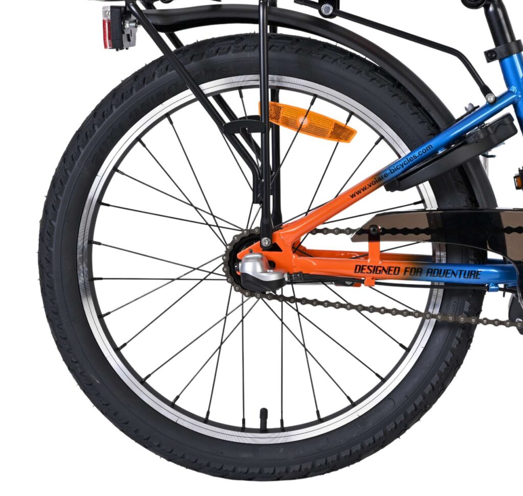 Volare Explorer Kinderfiets – Jongens – 20 inch – Blauw/Oranje – Nexus 3