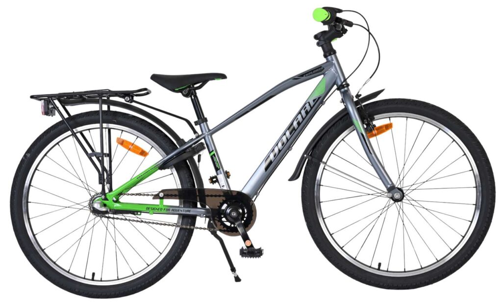Volare Explorer Kinderfiets – Jongens – 24 inch – Donkergrijs – Shimano Nexus 3