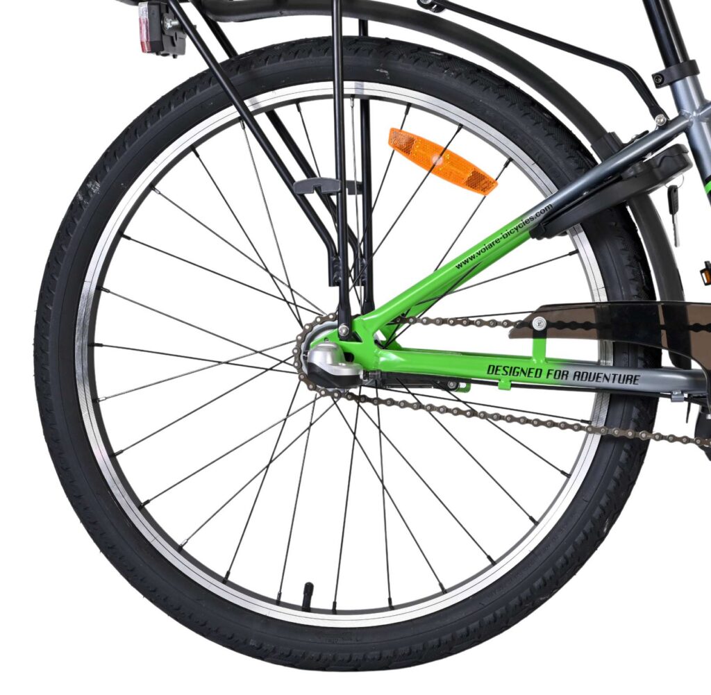 Volare Explorer Kinderfiets – Jongens – 24 inch – Donkergrijs – Nexus 3