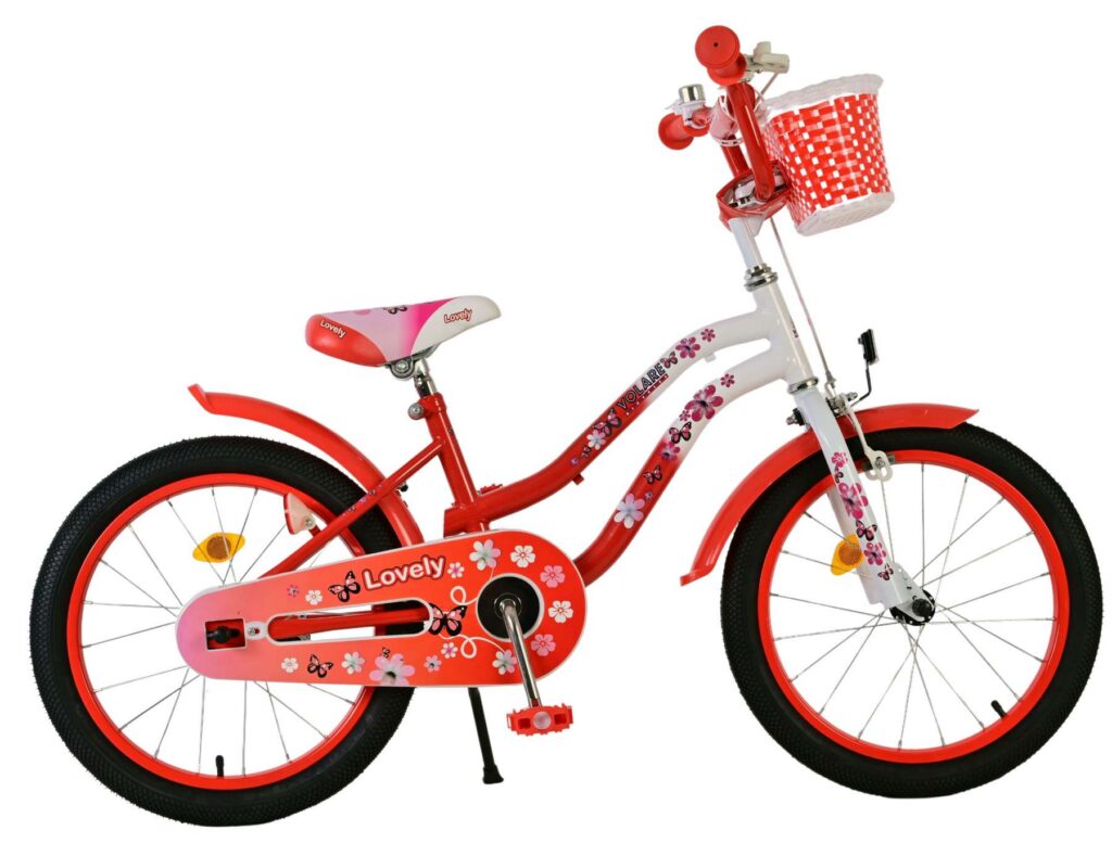 Volare Lovely Kinderfiets – Meisjes – 18 inch – Rood