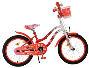 Volare Lovely Kinderfiets – Meisjes – 18 inch – Rood Wit