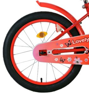 Volare Lovely Kinderfiets - Meisjes - 18 inch - Rood Wit