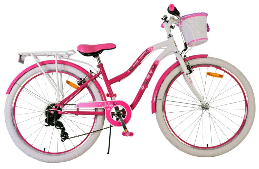 Volare Lovely Kinderfiets – Meisjes – 26 inch – Roze – 7 versnellingen