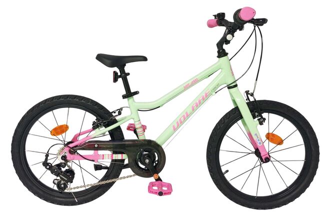 Volare Milano Kinderfiets – Meisjes – 14 inch – Mintgroen