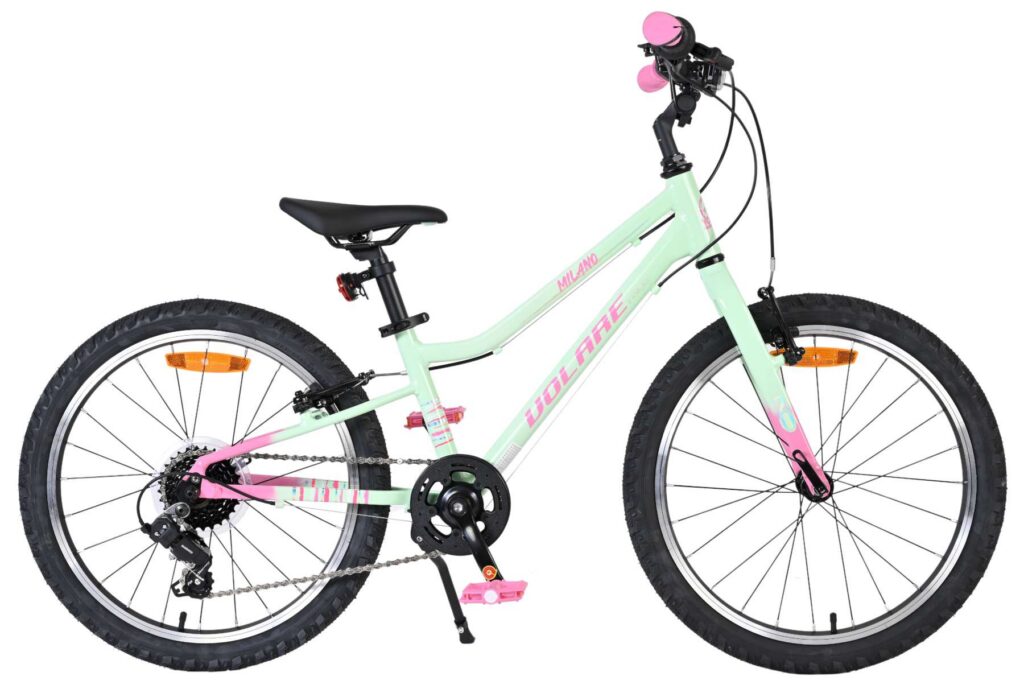 Volare Milano Kinderfiets – Meisjes – 20 inch – Mintgroen – 6 versnellingen