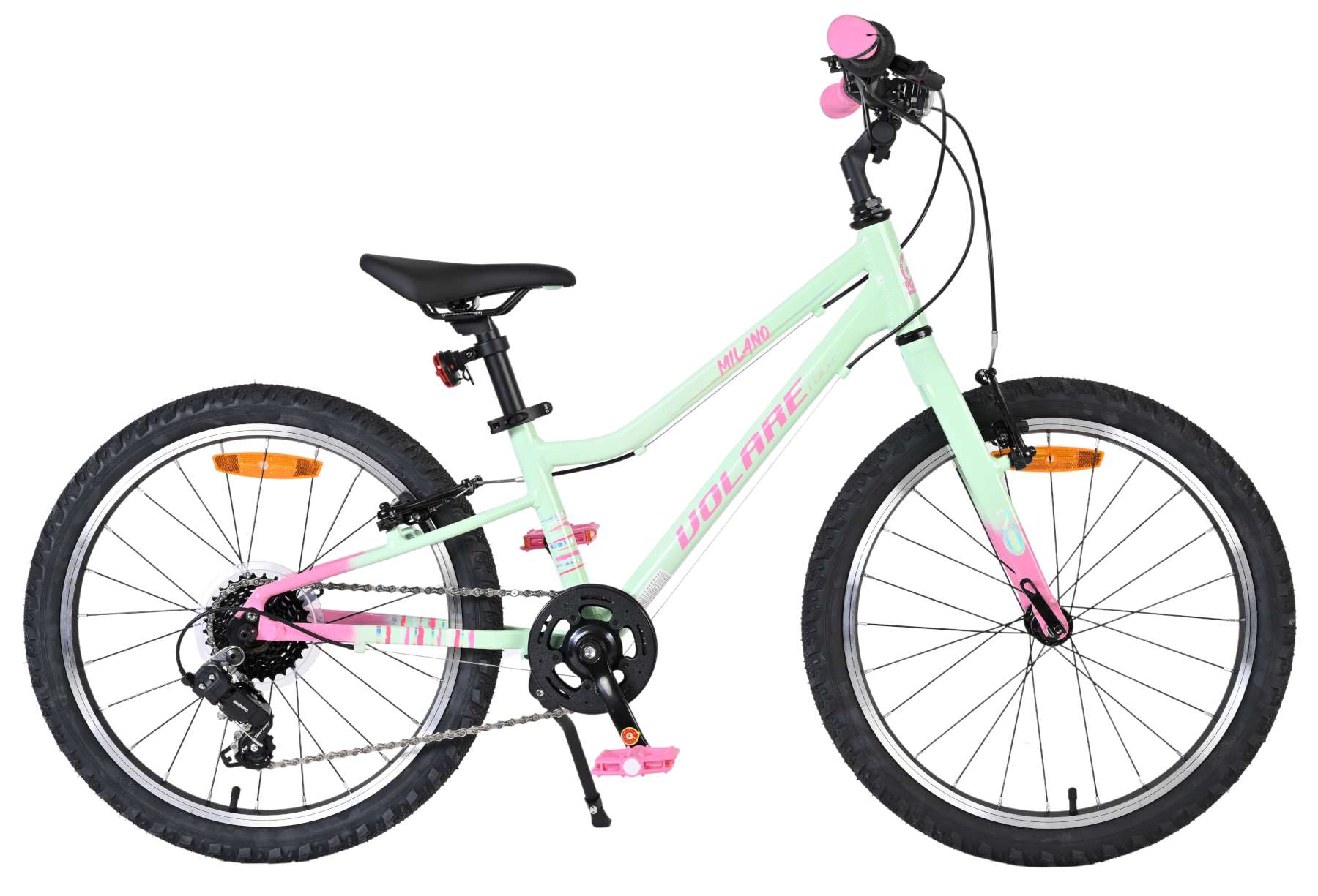 Volare Milano Kinderfiets – Meisjes – 20 inch – Mintgroen- 6-speed