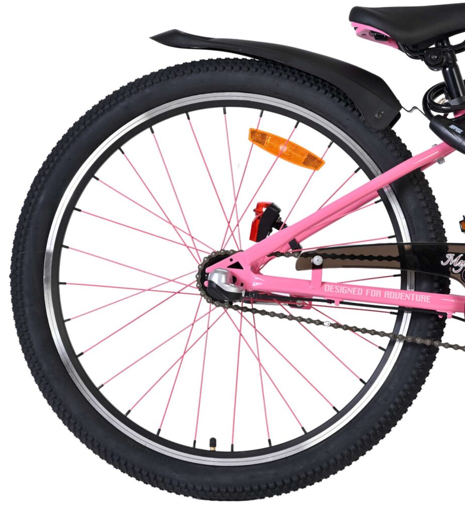 Volare Mystic Kinderfiets – 24 inch – Roze – Nexus 3