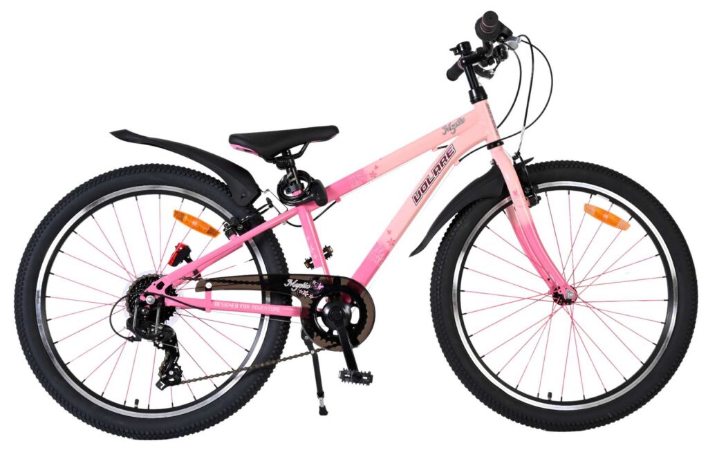 Volare Mystic Kinderfiets – 24 inch – Roze – 7 speed