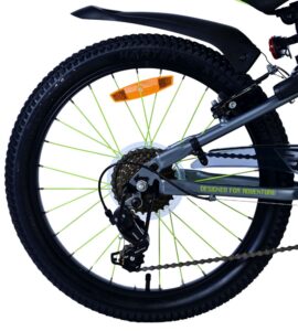 Volare Rocky Kinderfiets - 20 inch - 7 speed - Groen/Grijs