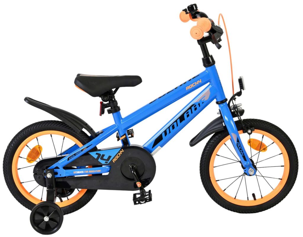 Volare Rocky Kinderfiets – Jongens – 14 inch – Blauw