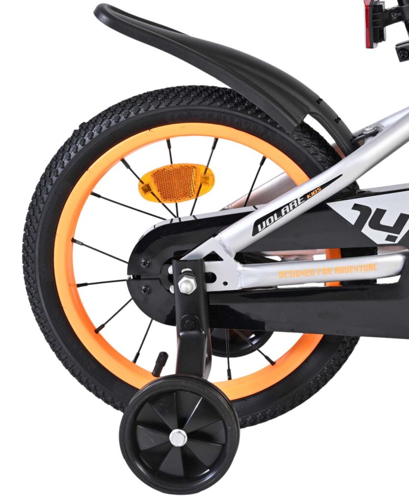 Volare Rocky Kinderfiets – Jongens – 14 inch – Grijs