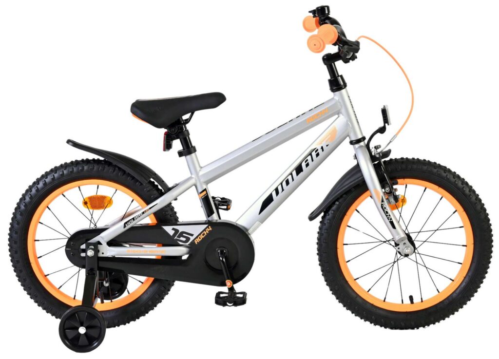 Volare Rocky Kinderfiets – Jongens – 16 inch – Grijs