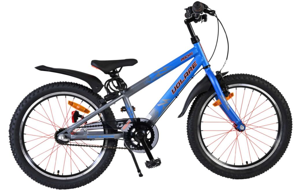 Volare Rocky Kinderfiets – Jongens – 20 inch – Blauw – Shimano Nexus 3