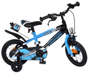 Volare Sportivo Kinderfiets - Jongens - 12 inch - Blauw Zwart