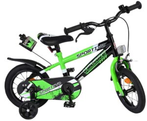Volare Sportivo Kinderfiets - Jongens - 12 inch - Groen Zwart