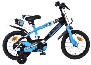 Volare Sportivo Kinderfiets – Jongens – 14 inch – Blauw Zwart