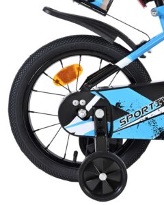 Volare Sportivo Kinderfiets - Jongens - 14 inch - Blauw Zwart