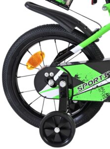 Volare Sportivo Kinderfiets - Jongens - 14 inch - Groen Zwart