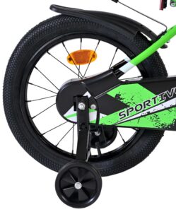 Volare Sportivo Kinderfiets - Jongens - 16 inch - Groen Zwart