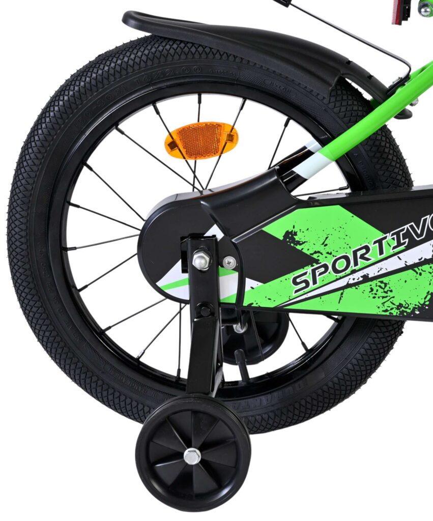 Volare Sportivo Kinderfiets – Jongens – 16 inch – Groen Zwart