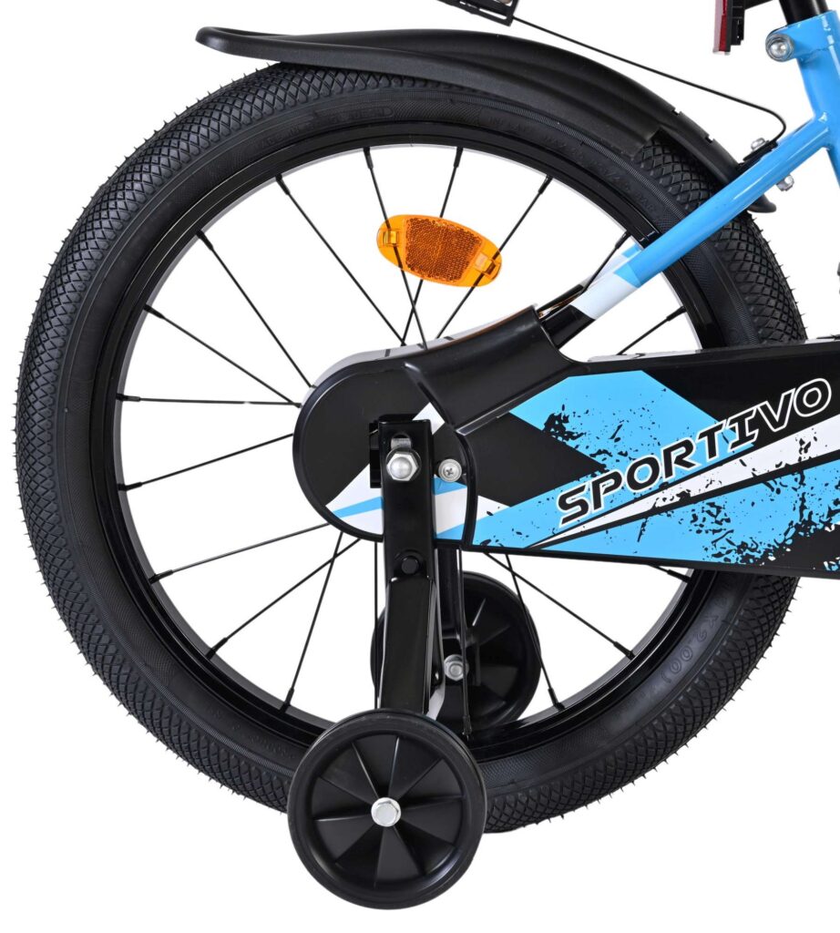 Volare Sportivo Kinderfiets – Jongens – 18 inch – Blauw Zwart