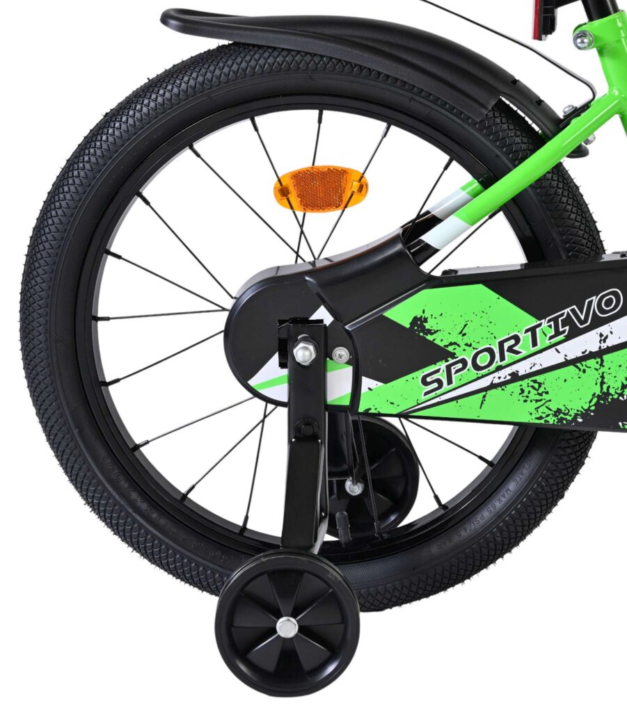 Volare Sportivo Kinderfiets – Jongens – 18 inch – Groen Zwart