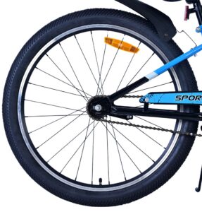 Volare Sportivo Kinderfiets - Jongens - 24 inch - Zwart Blauw