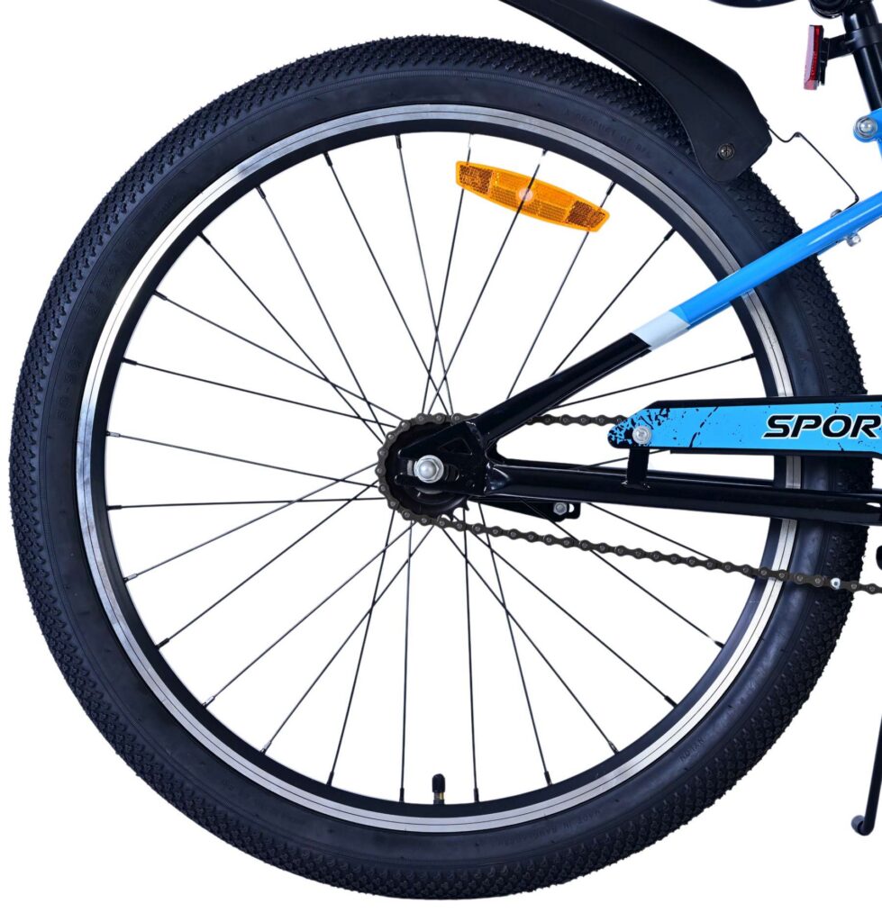 Volare Sportivo Kinderfiets – Jongens – 24 inch – Zwart Blauw