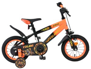 Volare Strike Kinderfiets – Jongens – 12 inch – Zwart Oranje