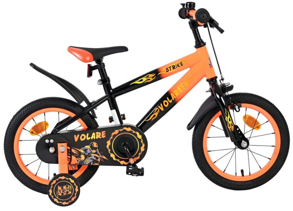 Volare Strike Kinderfiets – Jongens – 14 inch – Oranje