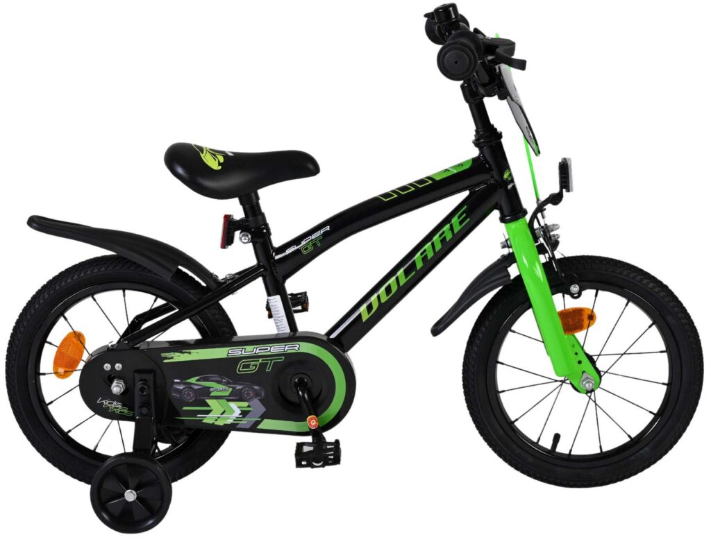 Volare Super GT Kinderfiets – Jongens – 14 inch – Groen