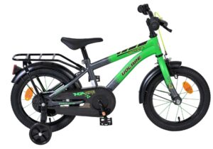 Volare Thombike Kinderfiets – Jongens – 14 inch – Groen/Grijs