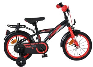 Volare Thombike Kinderfiets – Jongens – 14 inch – Zwart Rood