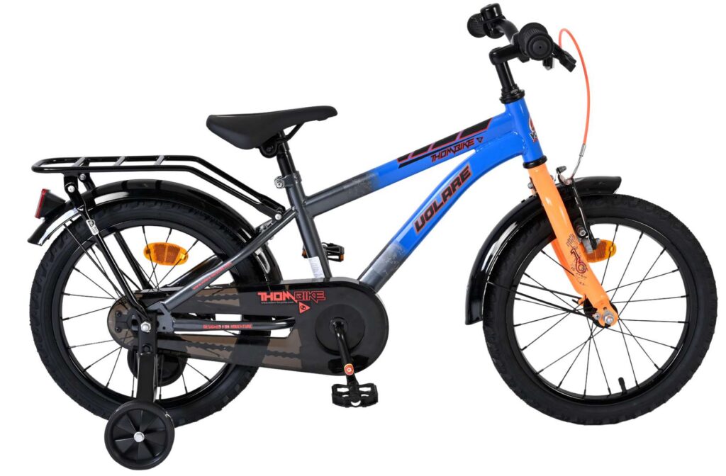 Volare Thombike Kinderfiets – Jongens – 16 inch – Blauw Oranje