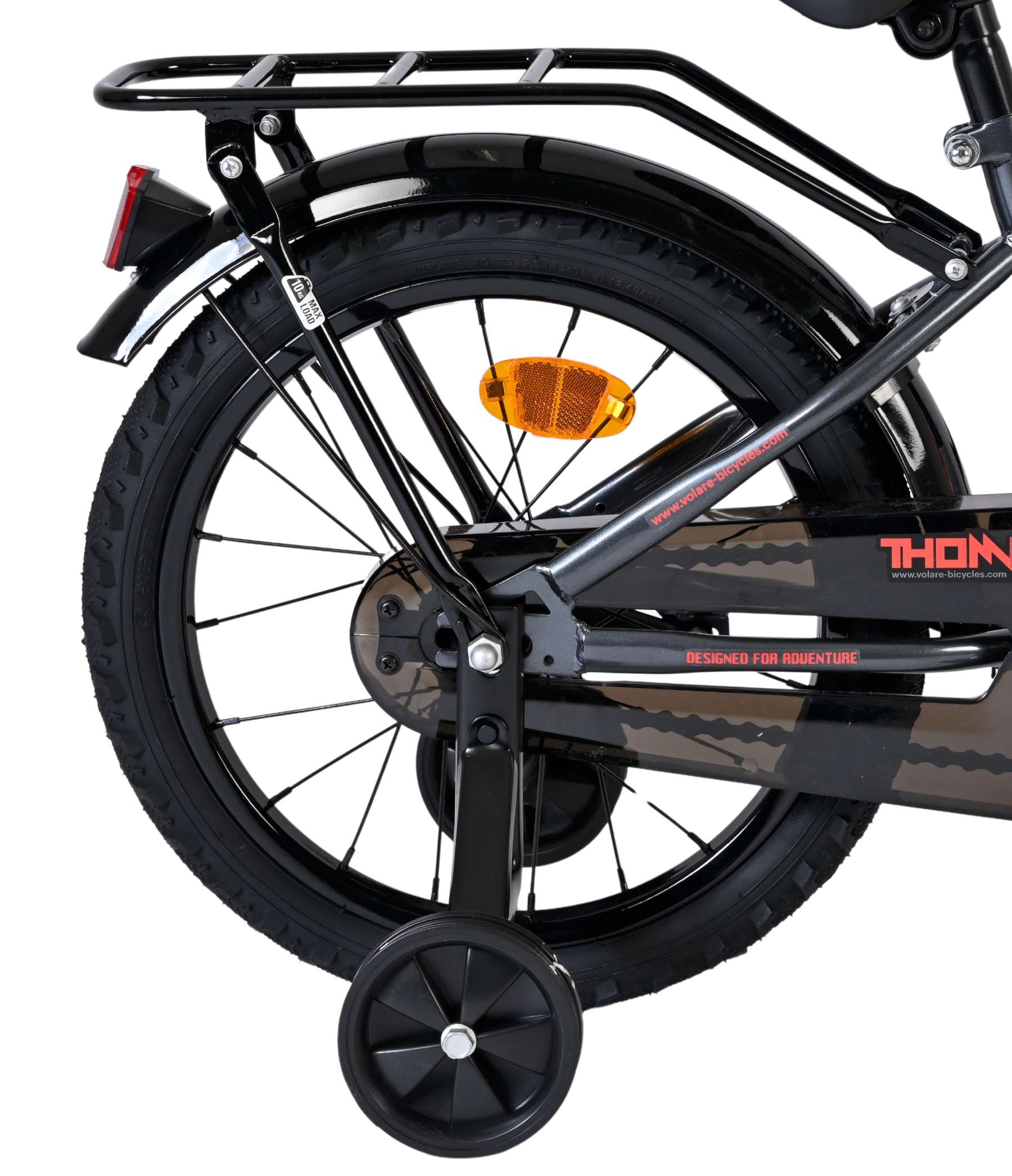 Volare Thombike Kinderfiets – Jongens – 16 inch – Blauw/Oranje