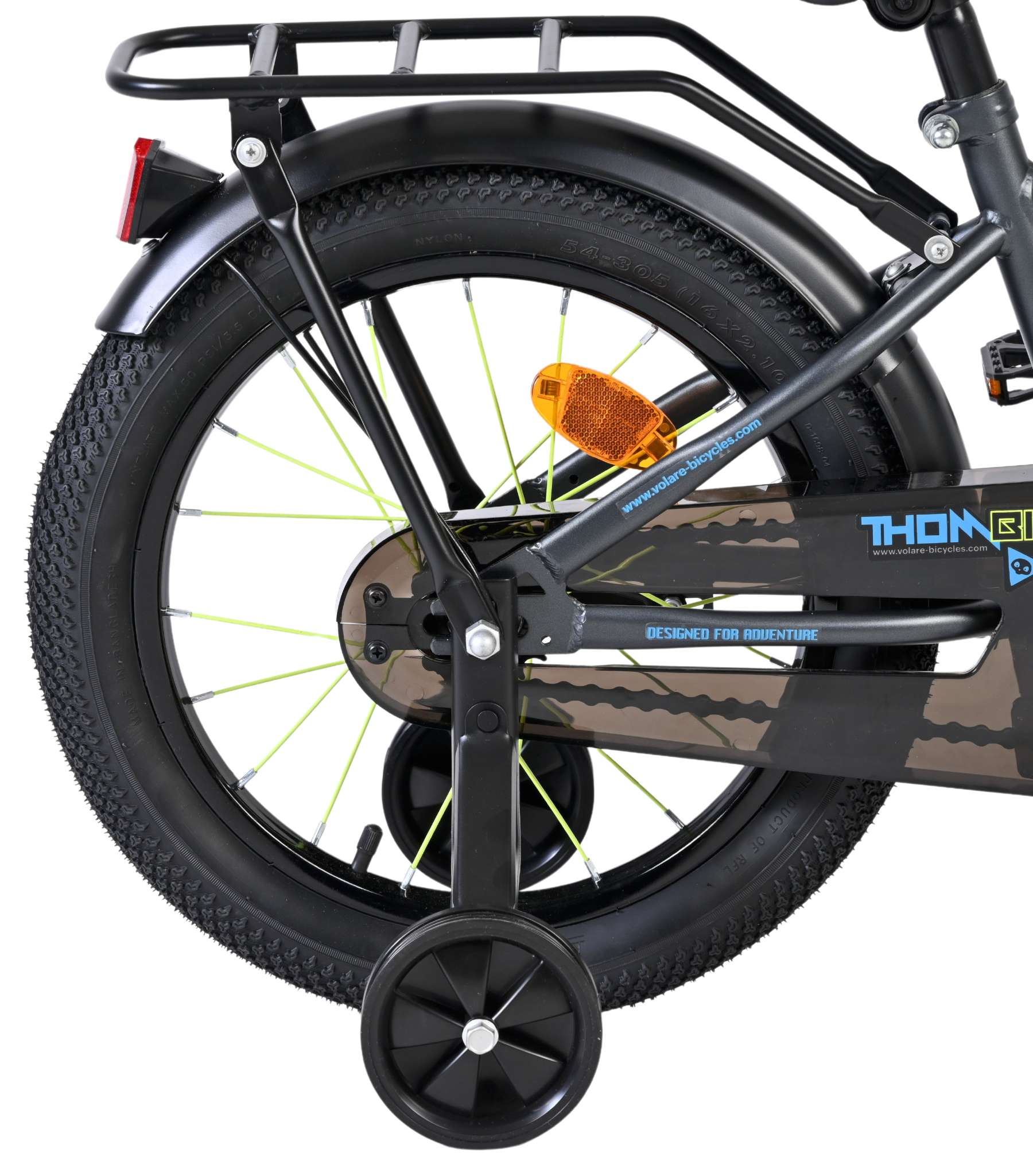 Volare Thombike Kinderfiets – Jongens – 16 inch – Blauw Grijs