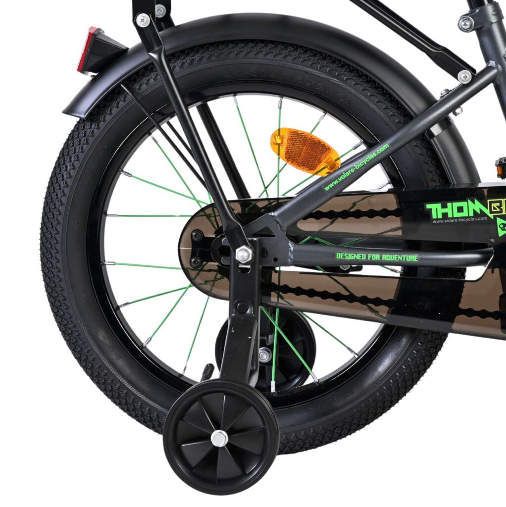 Volare Thombike Kinderfiets – Jongens – 16 inch – Groen Grijs