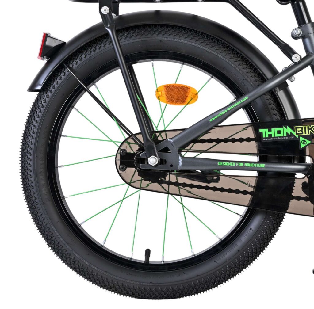 Volare Thombike Kinderfiets – Jongens – 18 inch – Groen Grijs