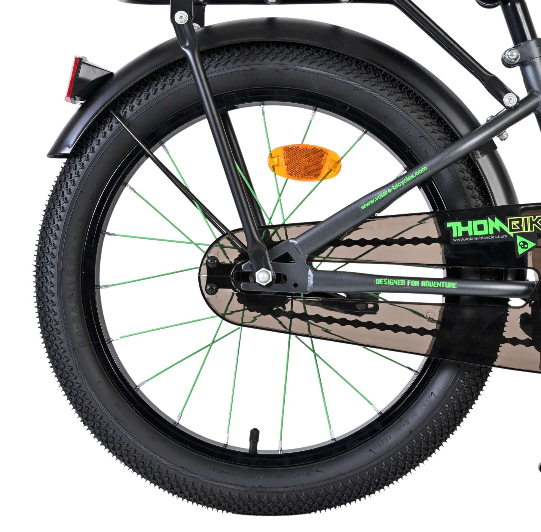 Volare Thombike Kinderfiets – Jongens – 18 inch – Groen Grijs