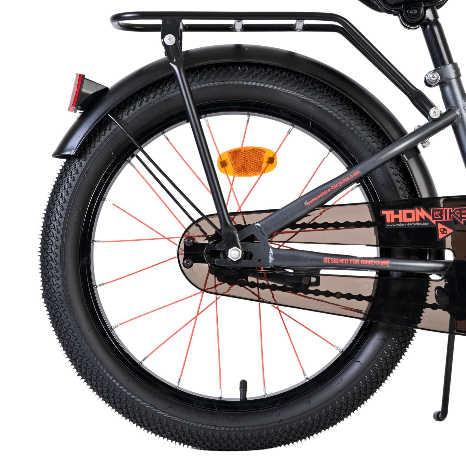 Volare Thombike Kinderfiets – Jongens – 18 inch – Oranje Grijs