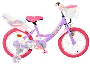 Volare Unicorn Kinderfiets – Meisjes – 16 inch – Paars