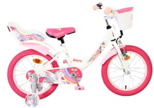 Volare Unicorn Kinderfiets – Meisjes – 16 inch – Wit