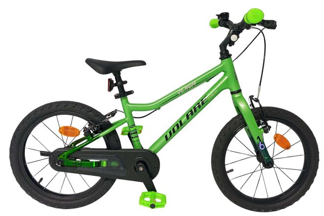 Volare Venom Kinderfiets – Jongens – 18 inch – 6 Speed – Groen – Twee handremmen
