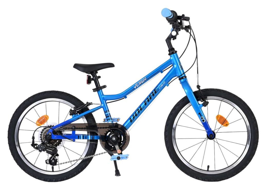 Volare Venom Kinderfiets – Jongens – 18 inch – Blauw – 6 versnellingen
