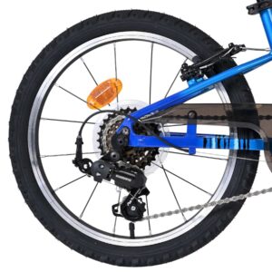 Volare Venom Kinderfiets - Jongens - 18 inch - 6 Speed - Blauw - Twee handremmen