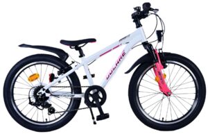 Volare XC Race Kinderfiets – 20 inch – Wit Roze – 7 Speed
