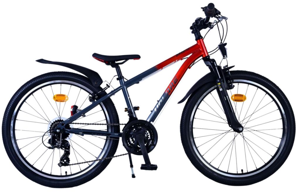 Volare XC Race Kinderfiets – 24 inch – Rood Grijs – 21 versnellingen