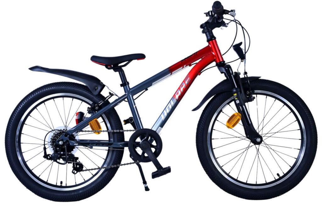 Volare XC Race Kinderfiets – 20 inch – Rood Grijs – 7 versnellingen