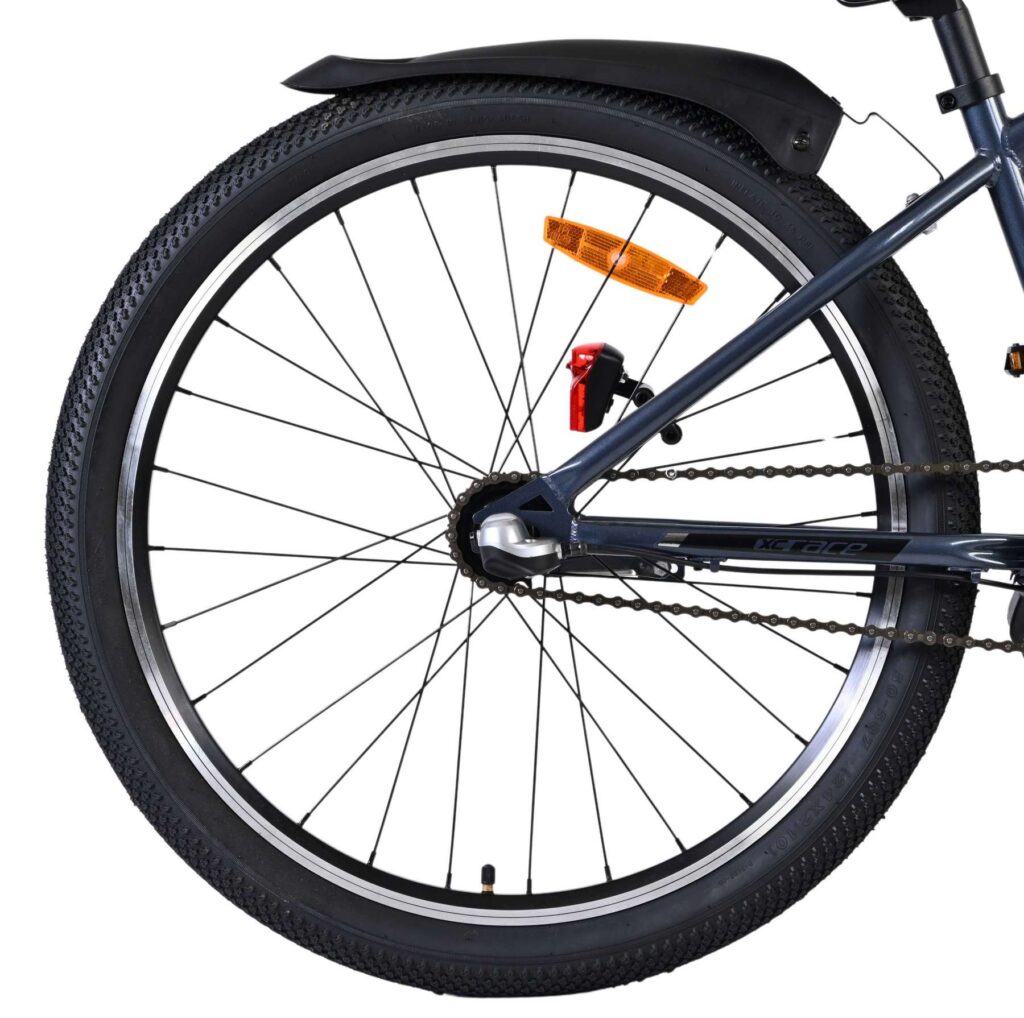 Volare XC Race Kinderfiets – 24 inch – Nexus 3 – Blauw/Grijs