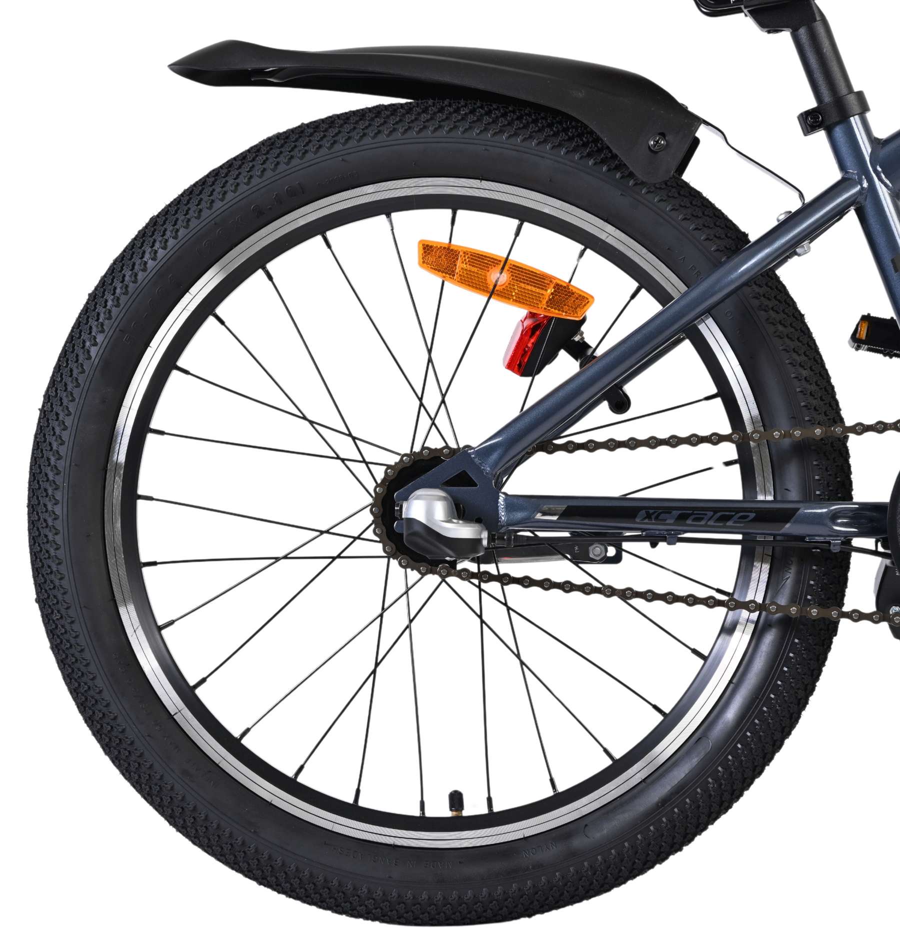 Volare XC Race Kinderfiets – 20 inch – Rood/Grijs – Nexus 3